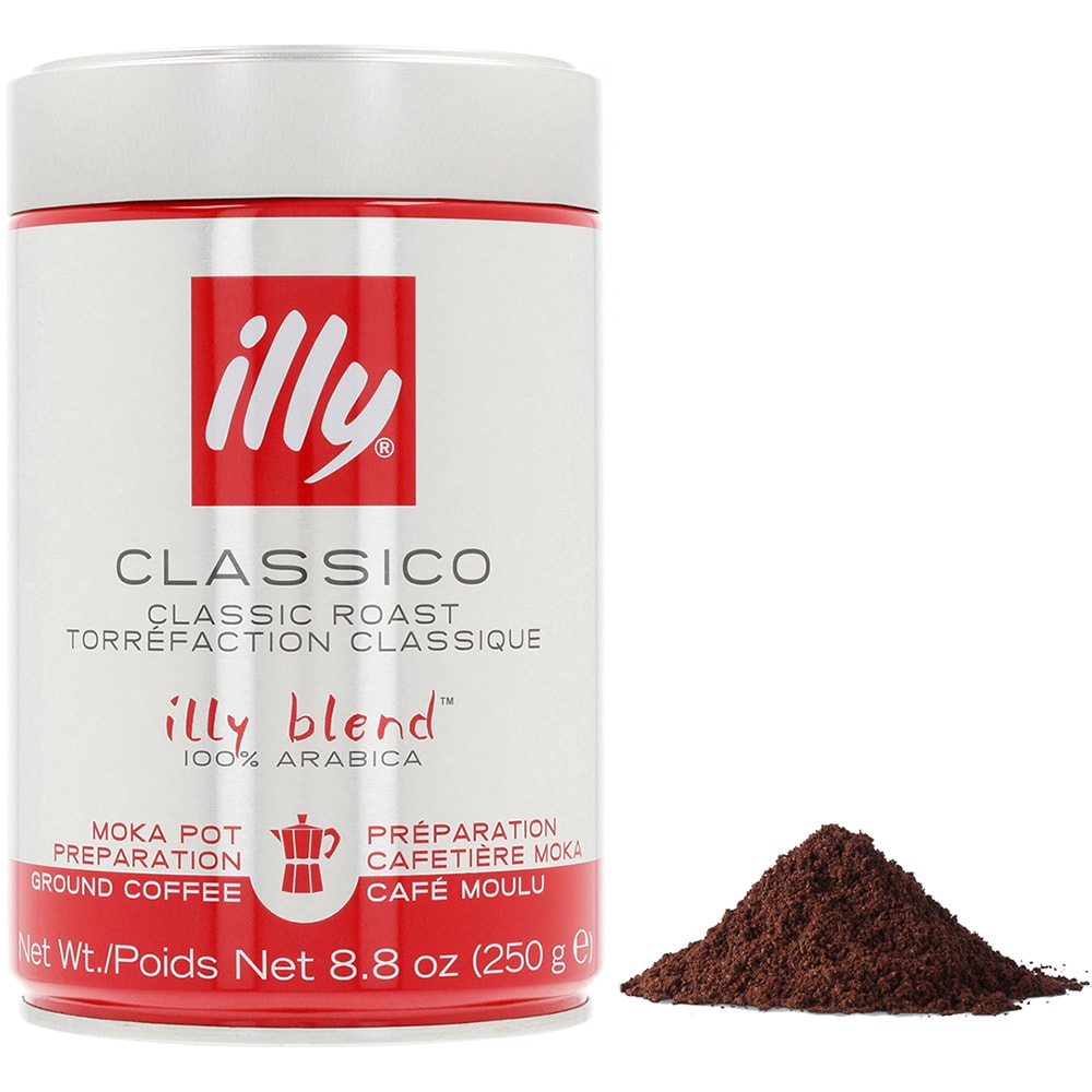 Cafea macinata ILLY Classico Moka Pot, 250g