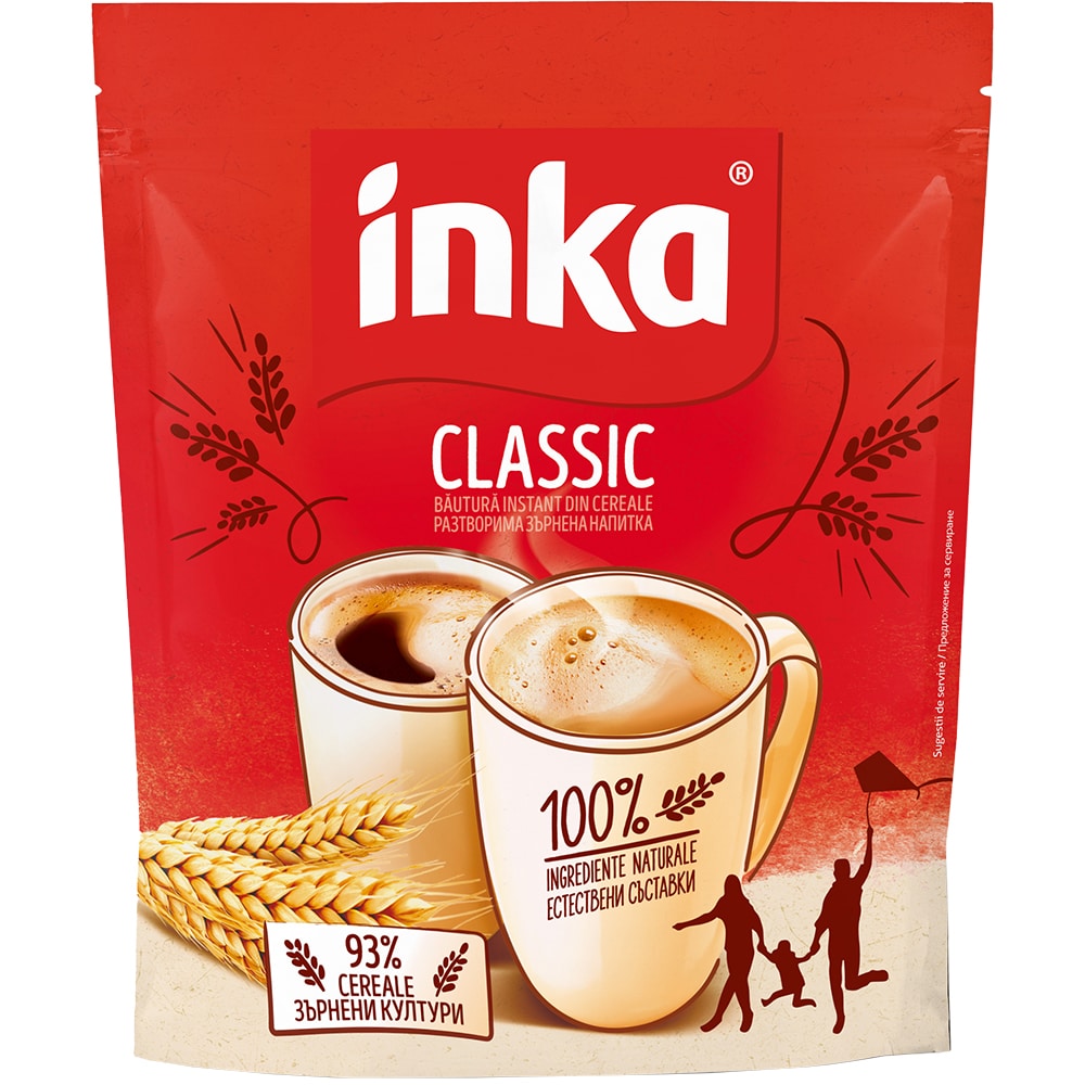 Cafea instant INKA Classic, Cereale, 18 buc, 180g