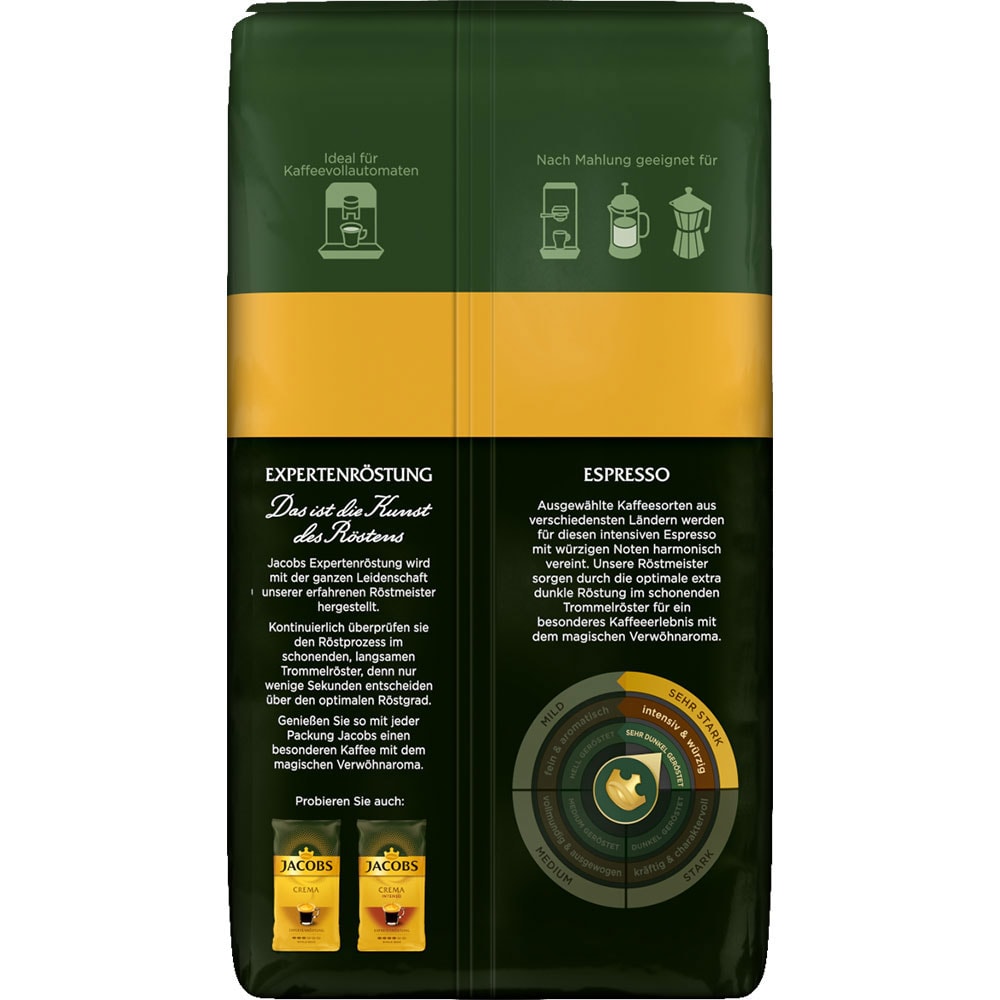Cafea boabe JACOBS Expertenrostung Espresso, 500g