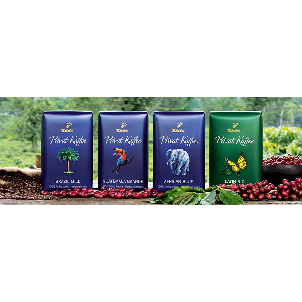 Cafea boabe TCHIBO Privat Kaffee Brazil Mild, 500g