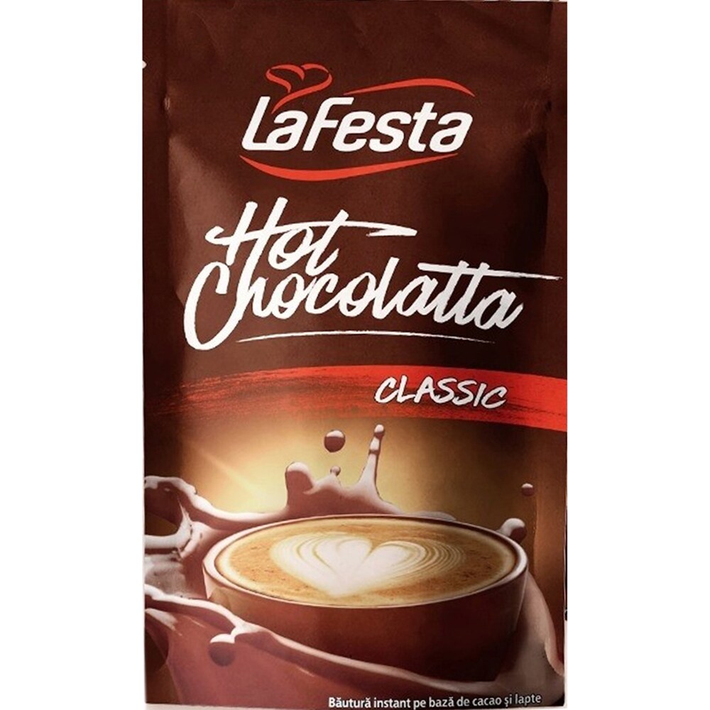Ciocolata calda LA FESTA Classic, 6 bucati, 250g