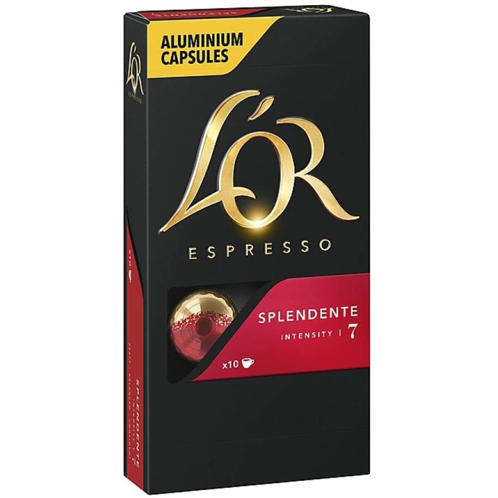 Capsule cafea L'OR Espresso Splendente, compatibile Nespresso, 10 capsule, 52g