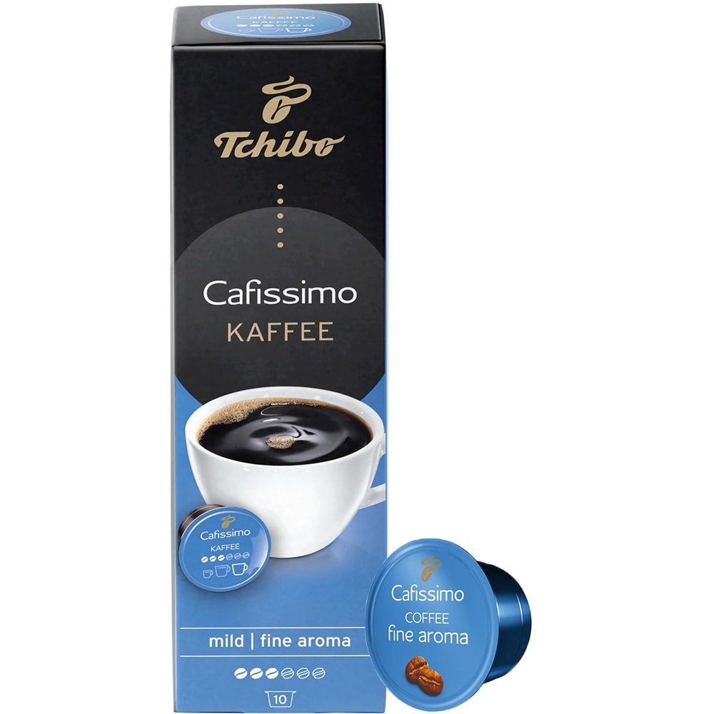 Capsule cafea TCHIBO Coffee Fine Aroma, compatibile Cafissimo, 10 capsule, 80g