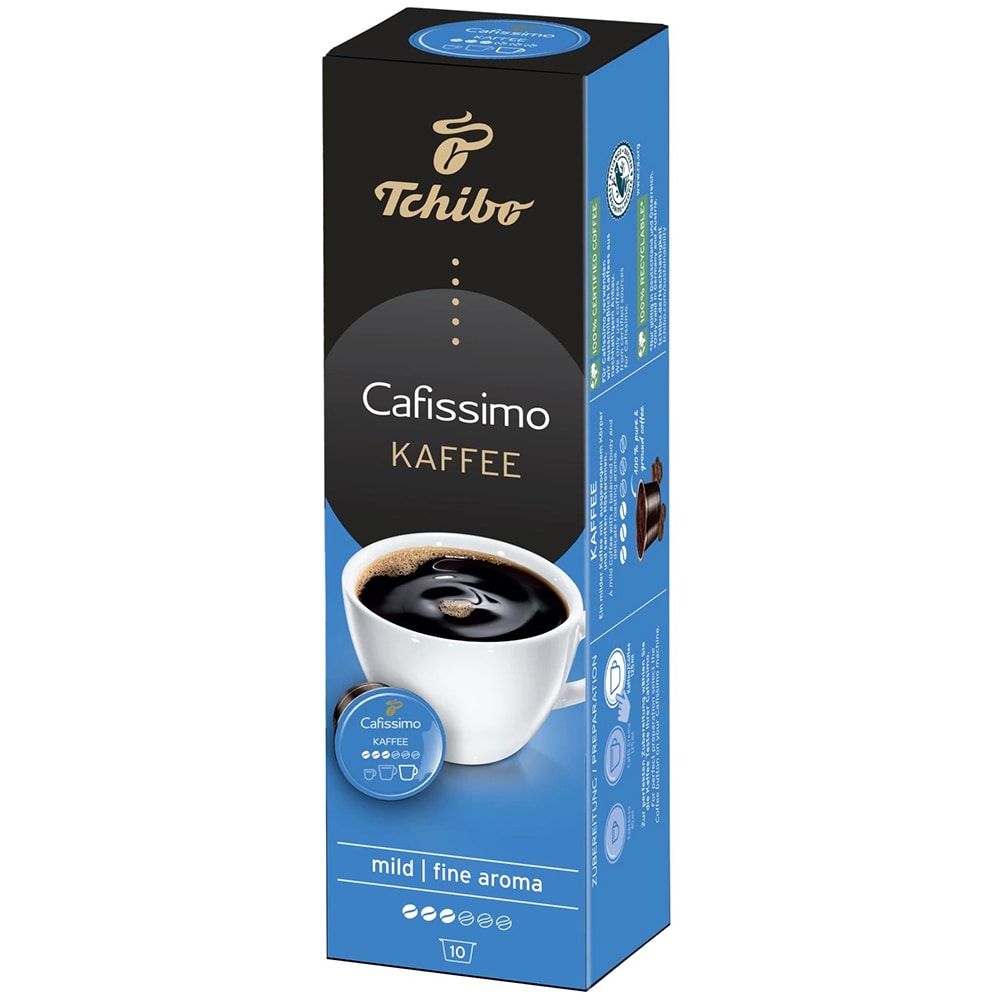 Capsule cafea TCHIBO Coffee Fine Aroma, compatibile Cafissimo, 10 capsule, 80g