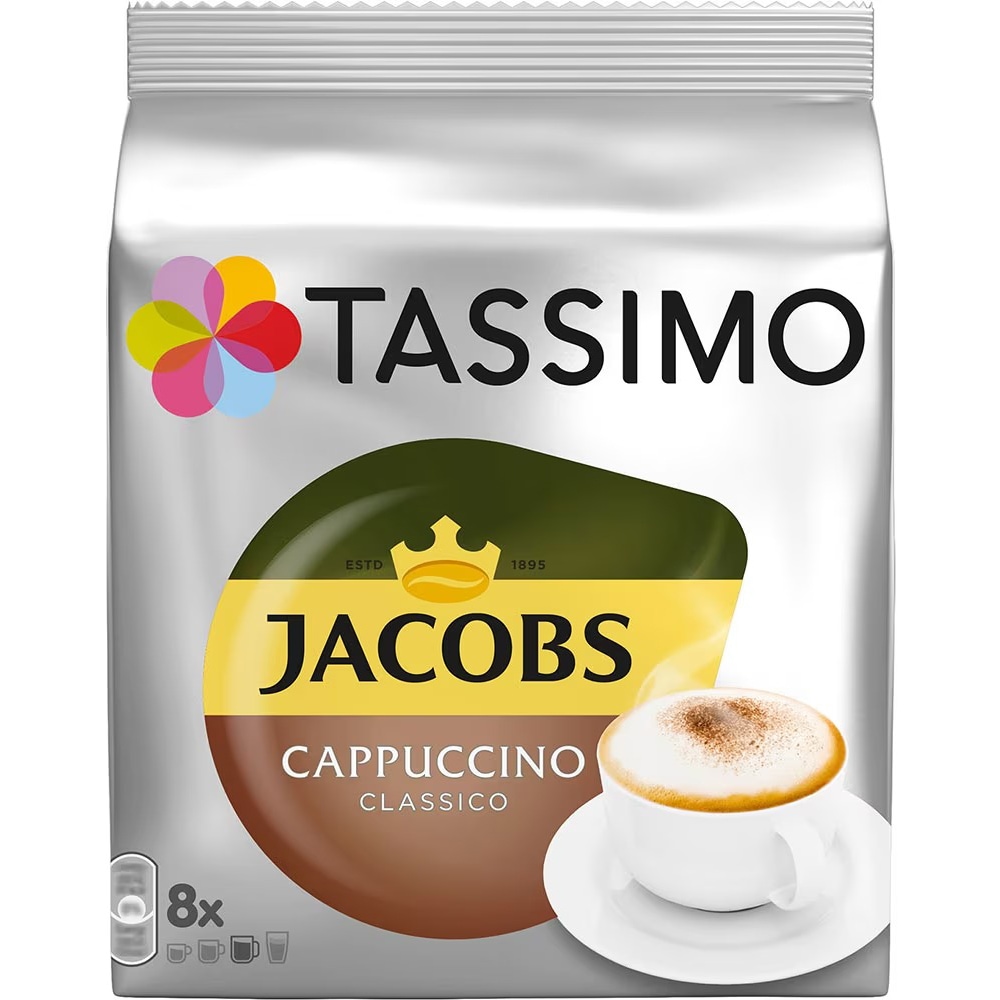 Set 3 x Capsule cafea JACOBS Mixed Pack, compatibile Tassimo, 48 capsule, 511.2g