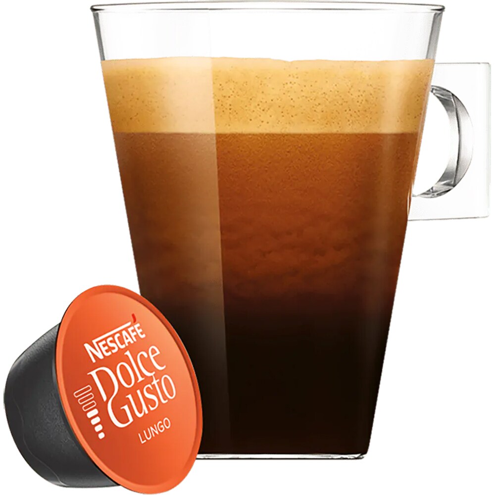 Capsule cafea NESCAFE Caffe Lungo, compatibile Dolce Gusto, 16 capsule, 89.6g