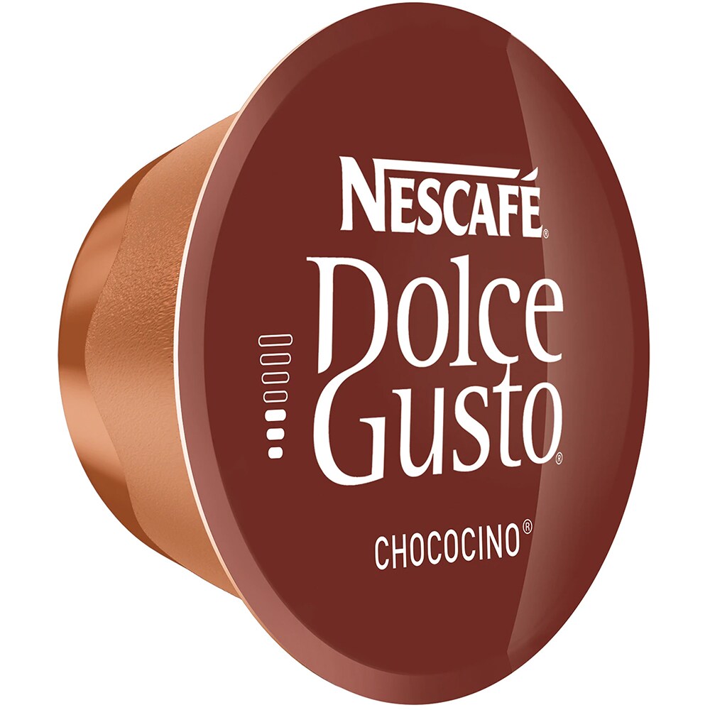 Capsule cafea NESCAFE Chococino, compatibile Dolce Gusto, 8 capsule cafea + 8 capsule lapte, 256g