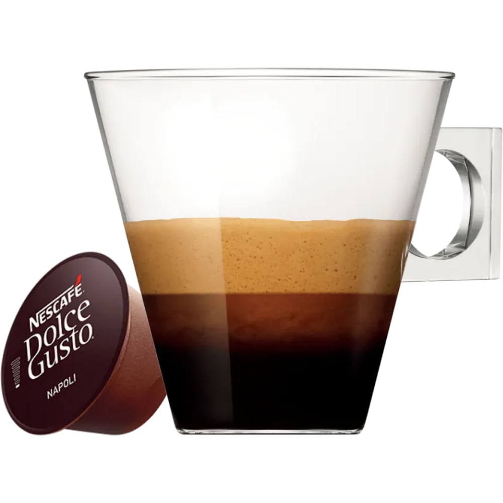 Capsule cafea NESCAFE Ristretto Napoli Style, compatibile Dolce Gusto,16 capsule, 128g