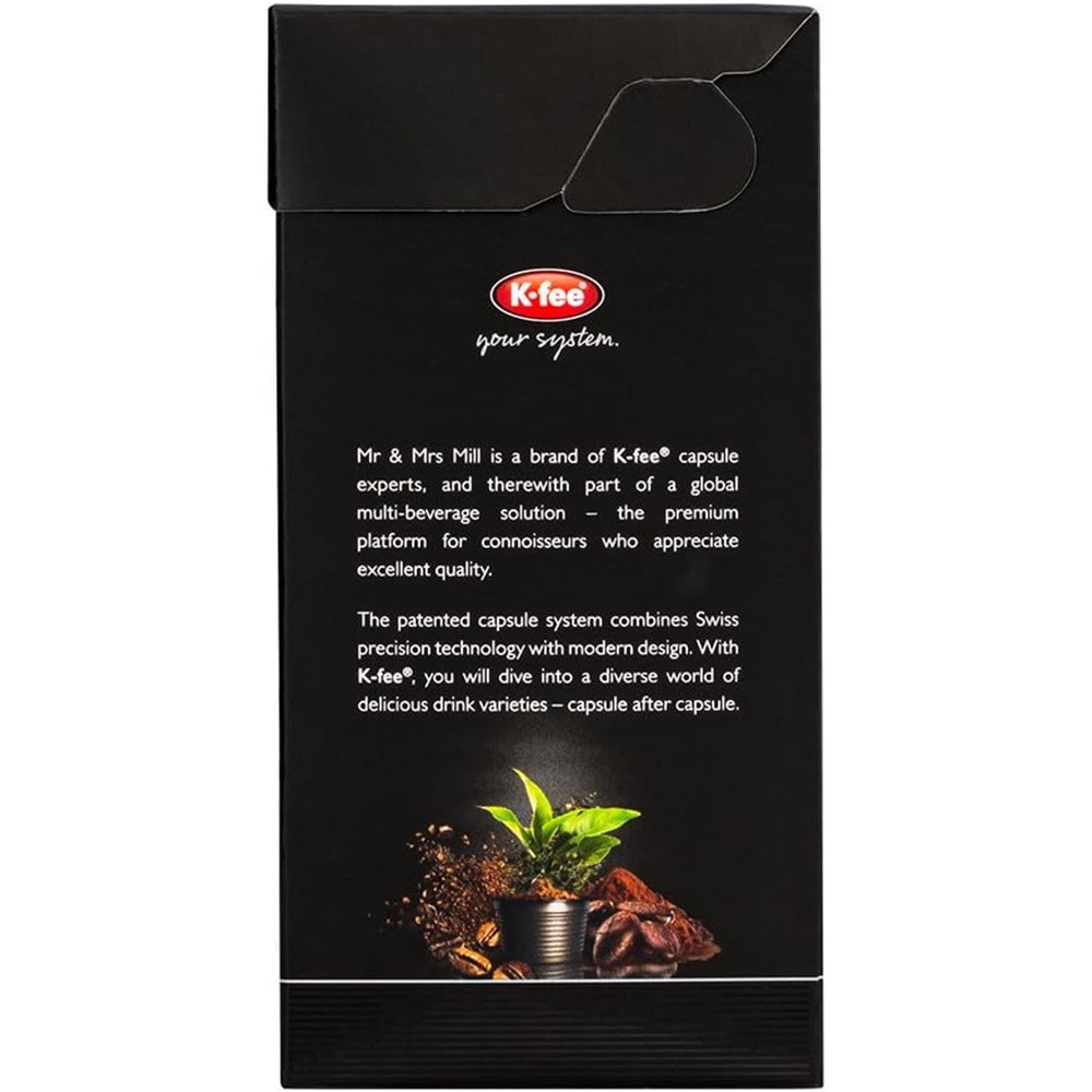 Capsule cafea MR & MRS MILL Feel the Passion, compatibile K-fee, 12 capsule, 93g