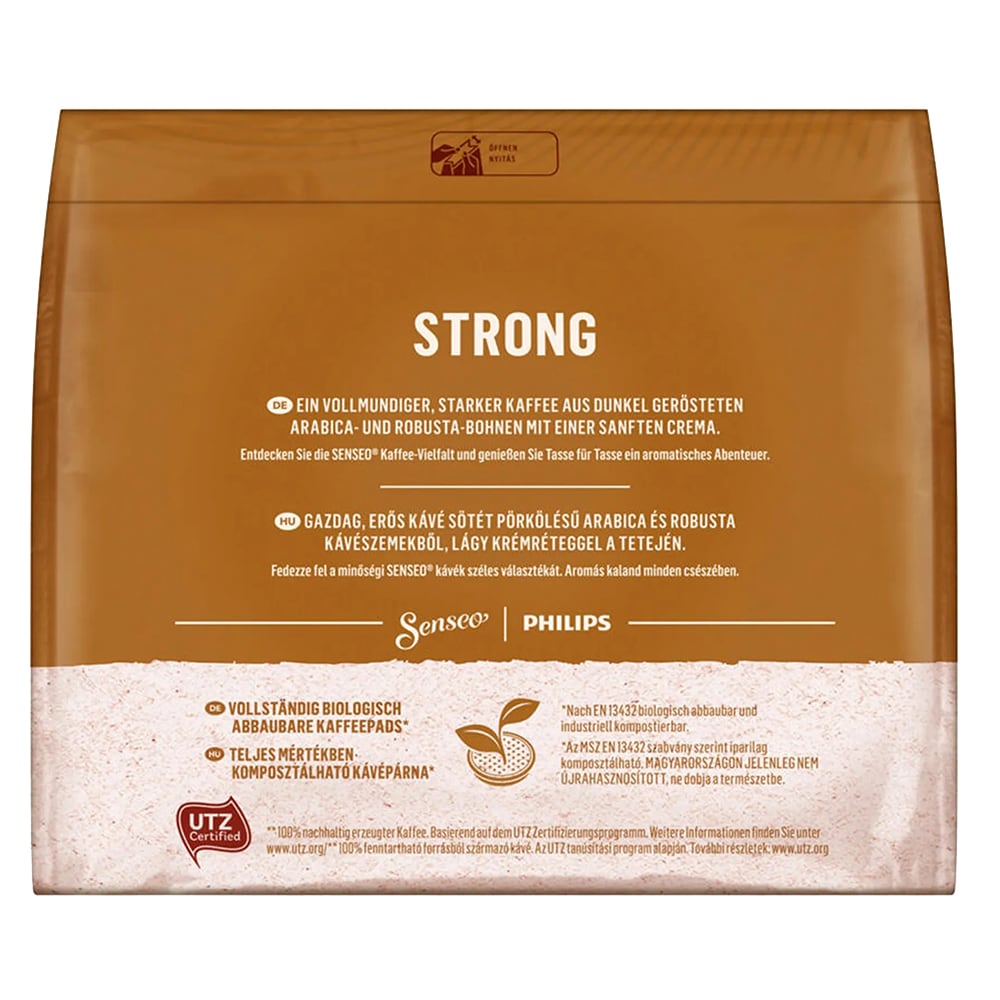 Paduri cafea SENSEO Strong, 16 paduri, 111g
