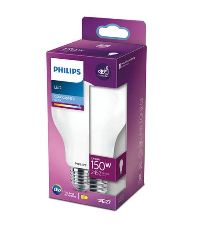 Bec LED Philips 9290023728, E27, 17.5 W, A67, 2452lm, 6500K