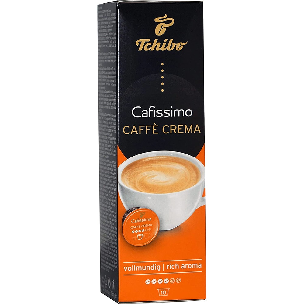 Capsule cafea TCHIBO Caffe Crema Rich Aroma, compatibile Cafissimo, 10 capsule, 80g