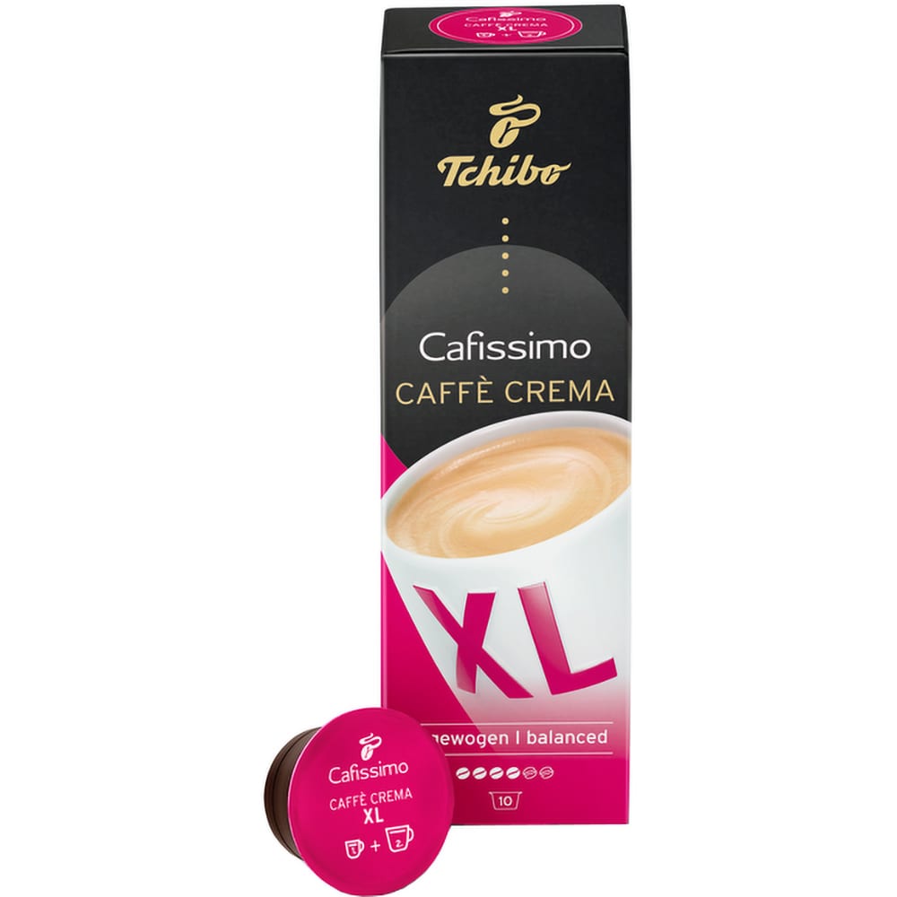 Capsule cafea Tchibo XL Wake Up, compatibile Cafissimo, 10 capsule, 85g