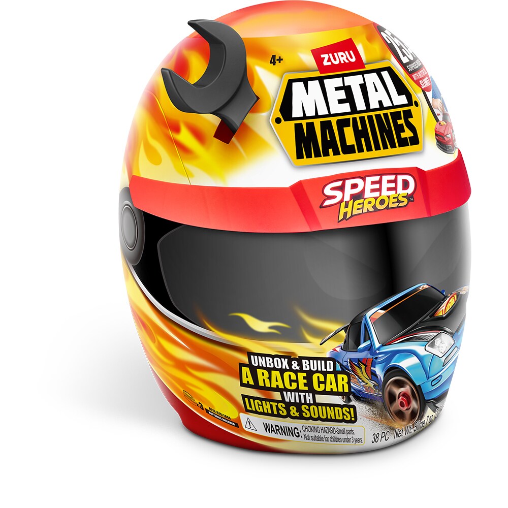 Set masinuta METAL MACHINES Speed Heroes Halmet 1100042689, 3 ani+, multicolor