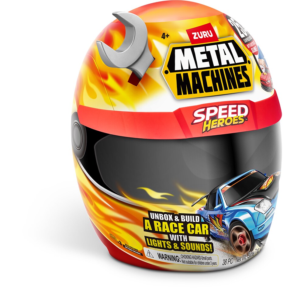 Set masinuta METAL MACHINES Speed Heroes Halmet 1100042689, 3 ani+, multicolor