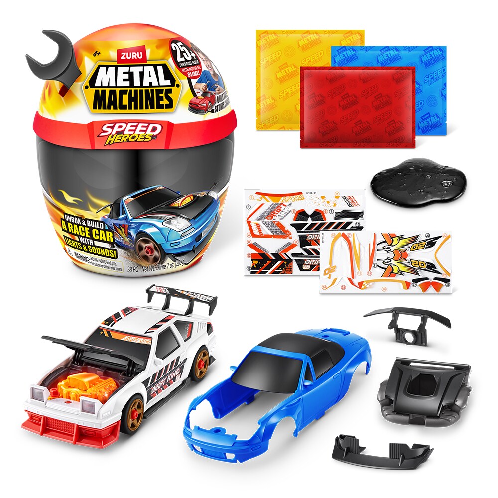 Set masinuta METAL MACHINES Speed Heroes Halmet 1100042689, 3 ani+, multicolor