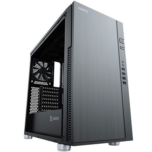 Carcasa PC AQIRYS Icarus, USB 3.0, fara sursa, negru