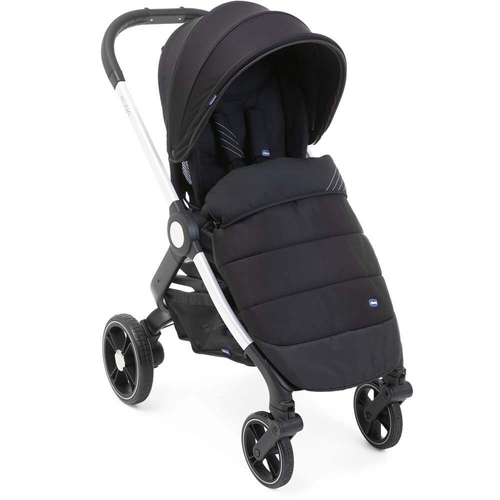 Carucior 3in1 CHICCO Trio Alysia 79893, 5 puncte, 0 luni+, negru