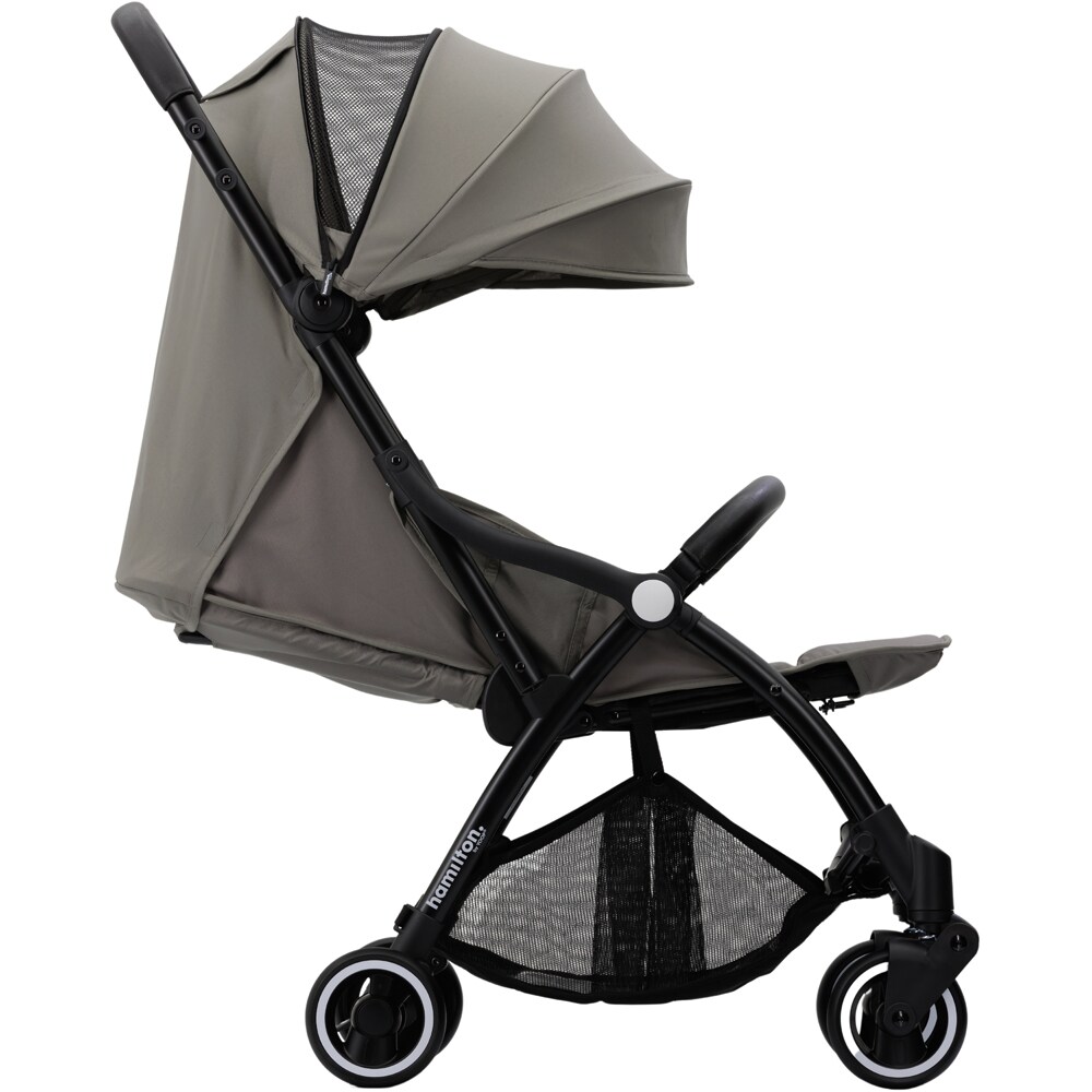 Carucior sport HAMILTON X1 Plus HAM242199, 5 puncte, 0 luni+, gri-negru