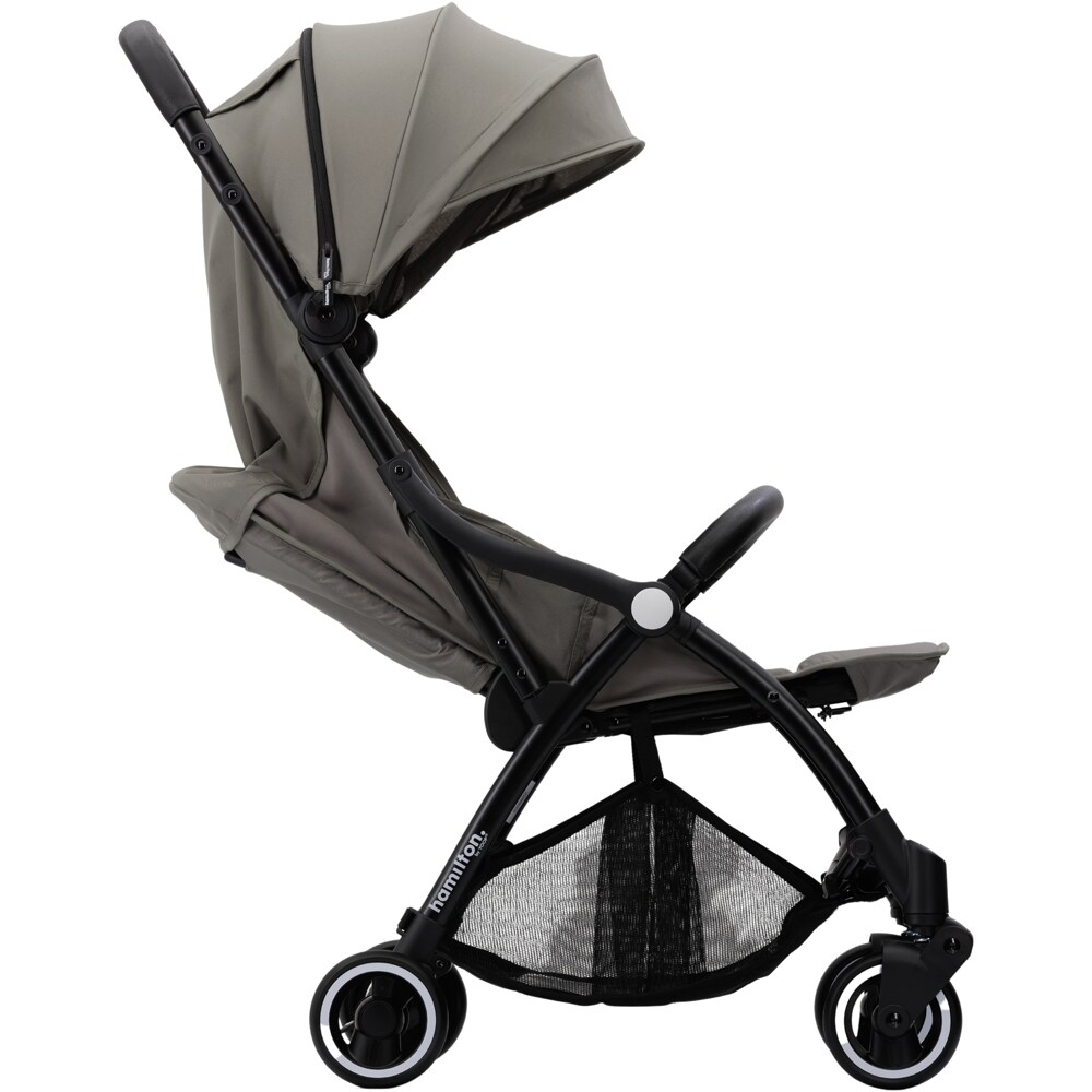 Carucior sport HAMILTON X1 Plus HAM242199, 5 puncte, 0 luni+, gri-negru