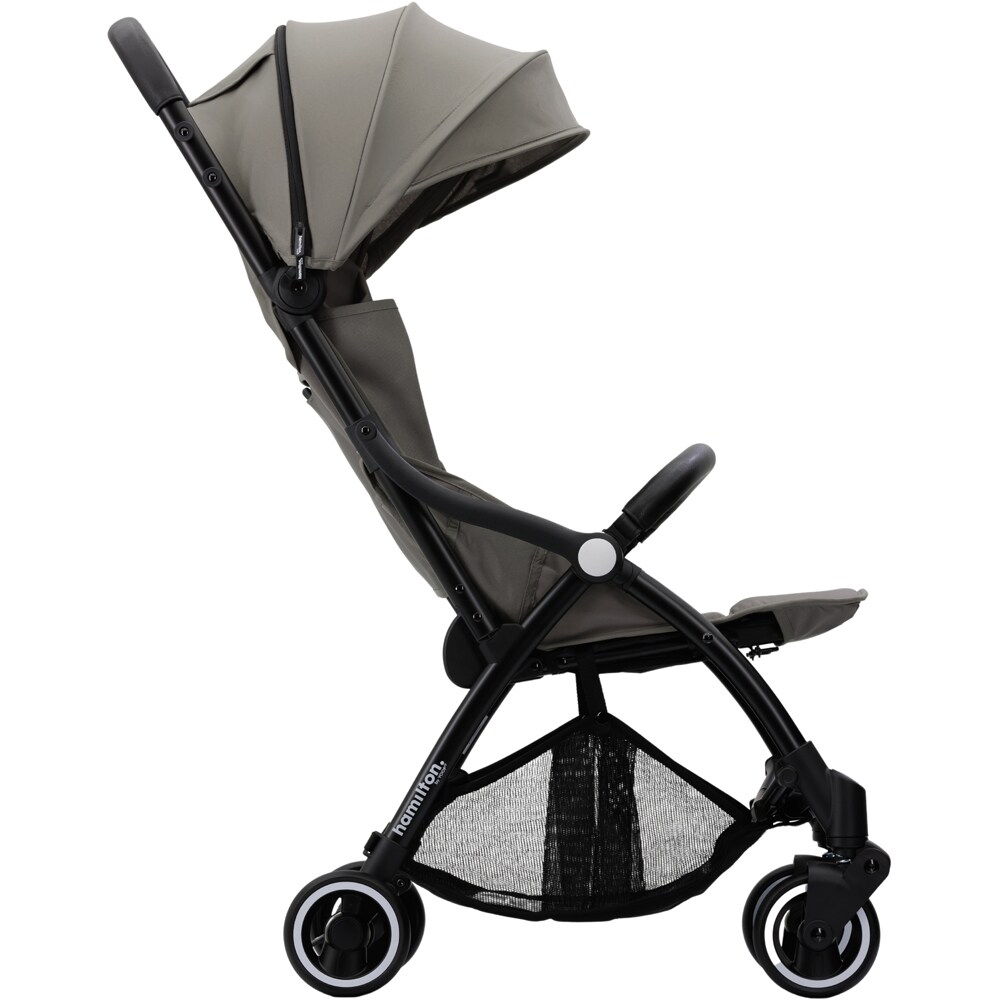 Carucior sport HAMILTON X1 Plus HAM242199, 5 puncte, 0 luni+, gri-negru