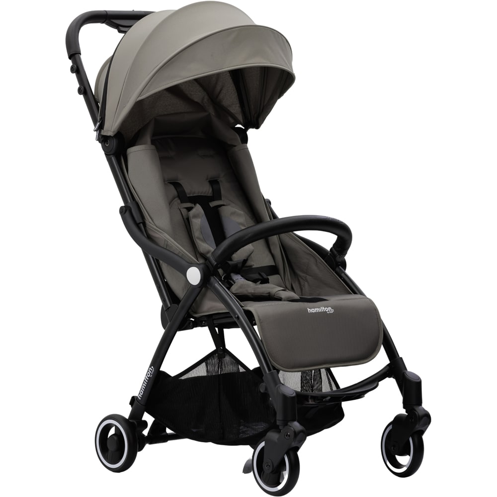 Carucior sport HAMILTON X1 Plus HAM242199, 5 puncte, 0 luni+, gri-negru