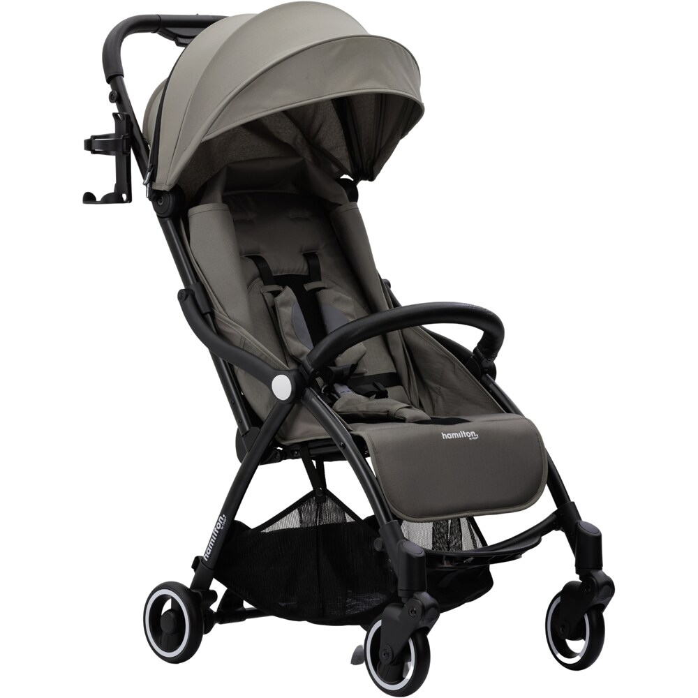 Carucior sport HAMILTON X1 Plus HAM242199, 5 puncte, 0 luni+, gri-negru