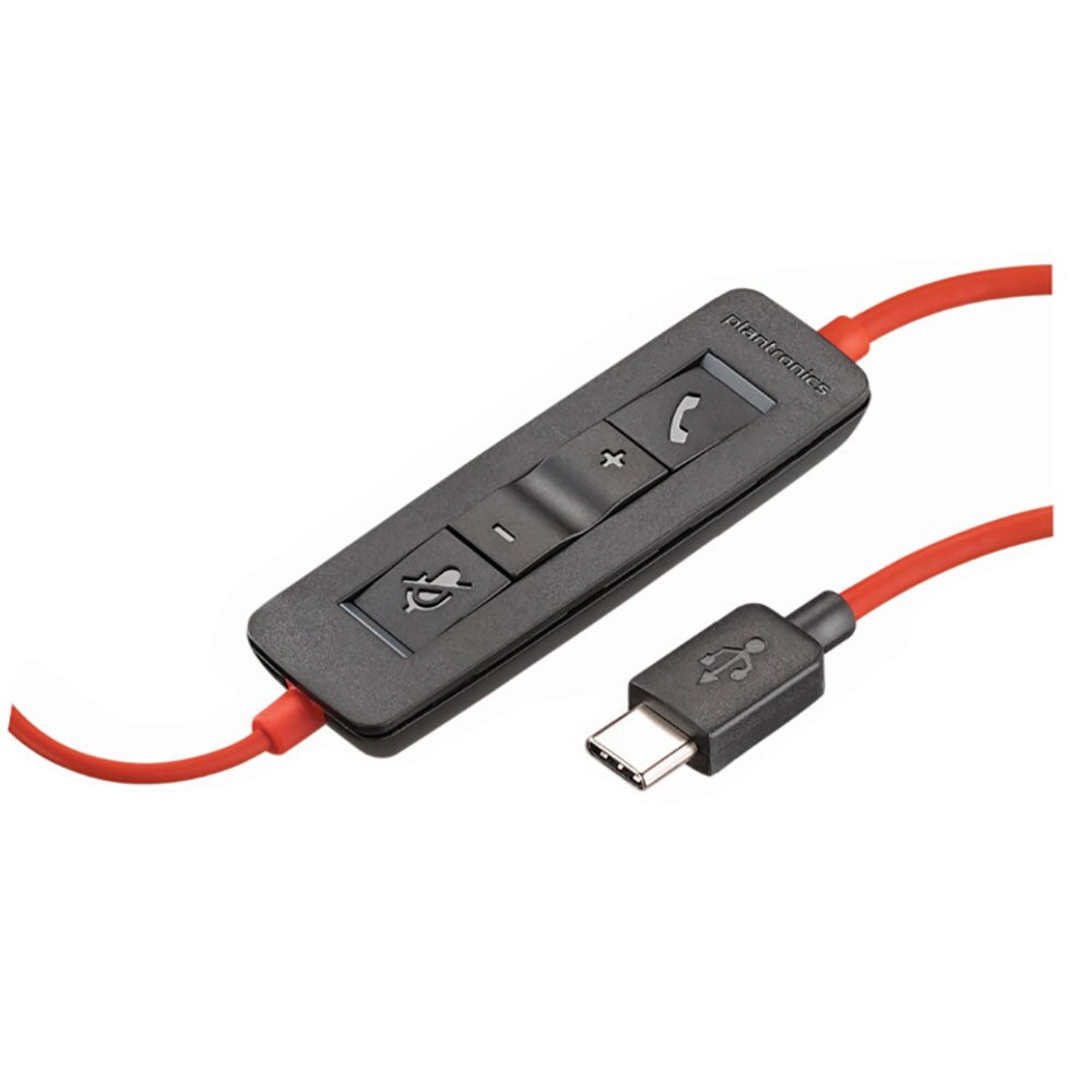 Casti PC PLANTRONICS Blackwire 3220 duo, USB-C, negru