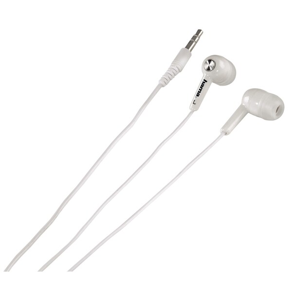 Casti HAMA HK-3028, Cu Fir, In-Ear, alb