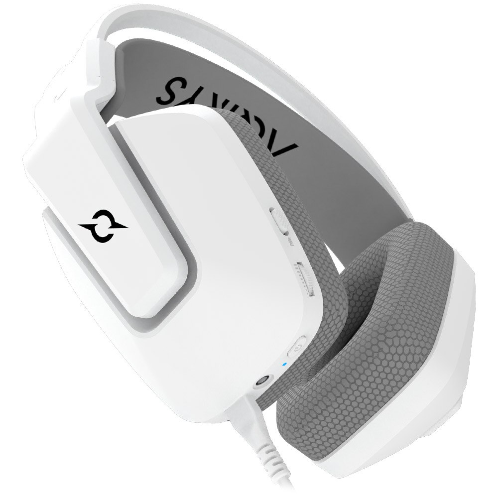 Casti Gaming AQIRYS Alya, 7.1 surround, USB, 3.5mm, multiplatforma, alb