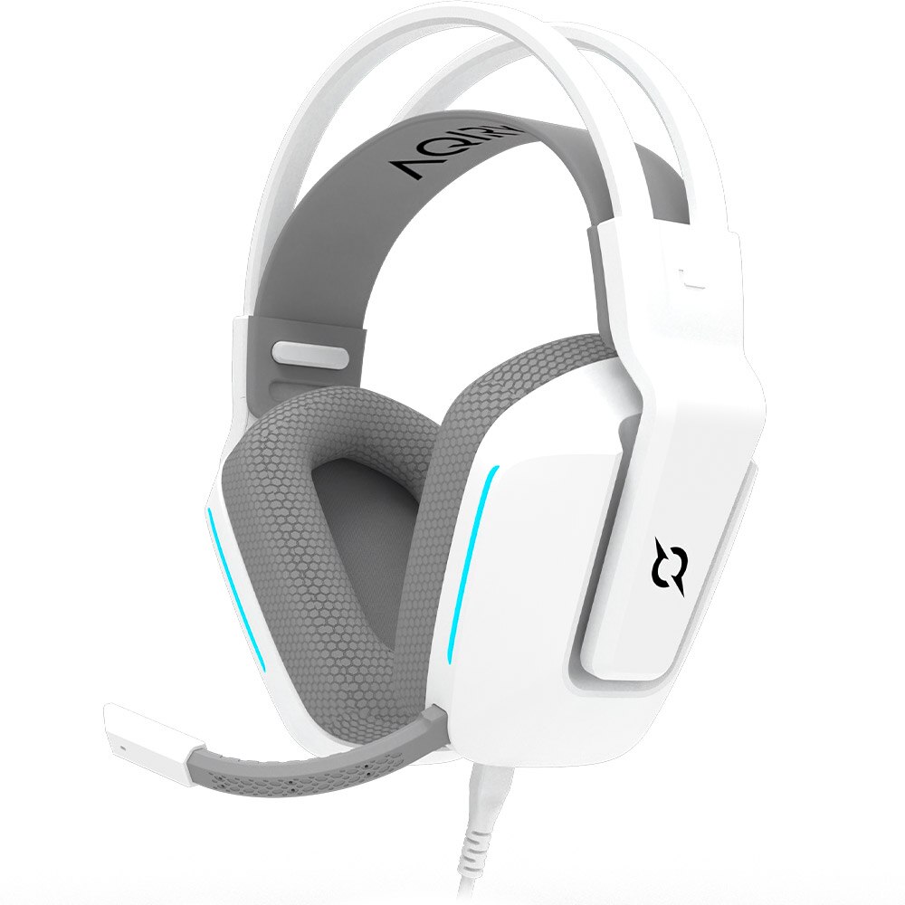 Casti Gaming AQIRYS Alya, 7.1 surround, USB, 3.5mm, multiplatforma, alb