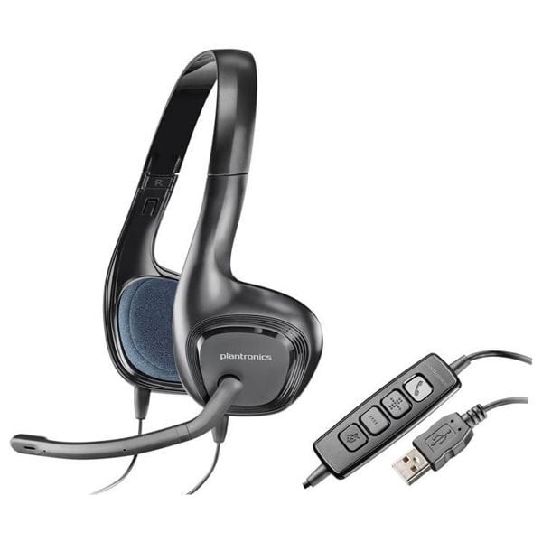 Casti PC PLANTRONICS Audio 628, USB, negru