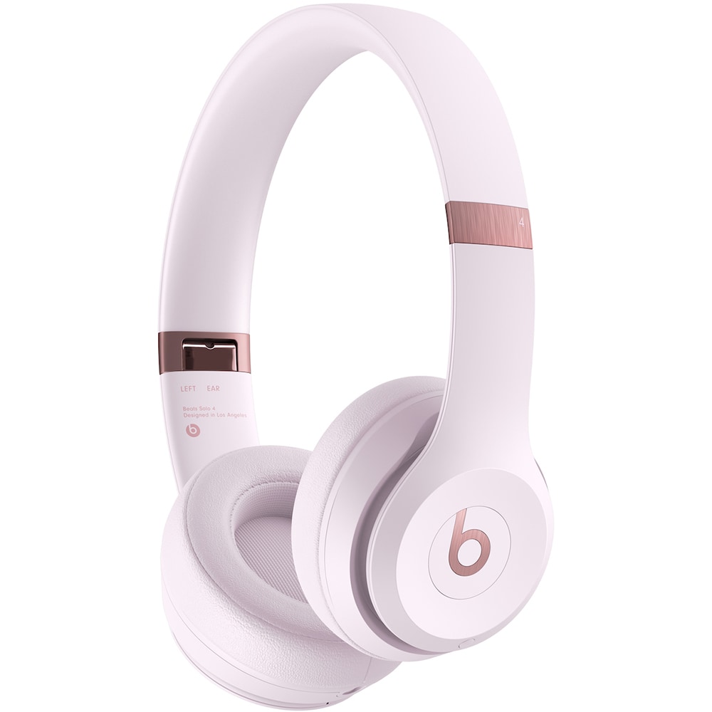 Casti BEATS Solo 4, Bluetooth, On-ear, Microfon, Noise Cancelling, Cloud Pink
