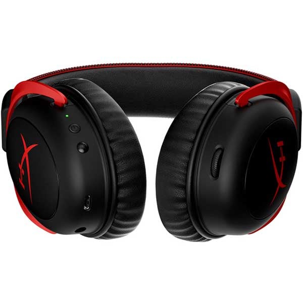 Casti Gaming Wireless HyperX Cloud II Wireless, 7.1 surround, negru-rosu