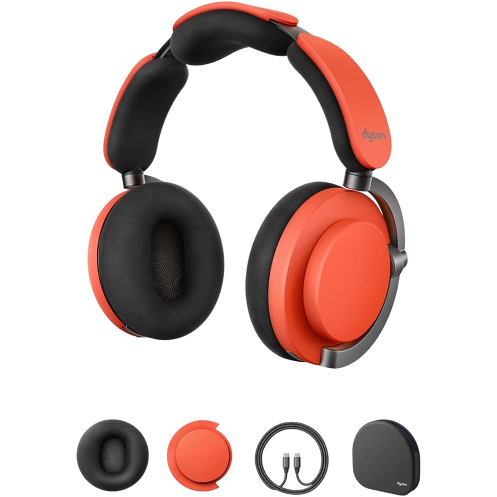 Casti Dyson OnTrac, Bluetooth, Over-Ear, Microfon, Noise Cancelling, Ceramic Cinnabar