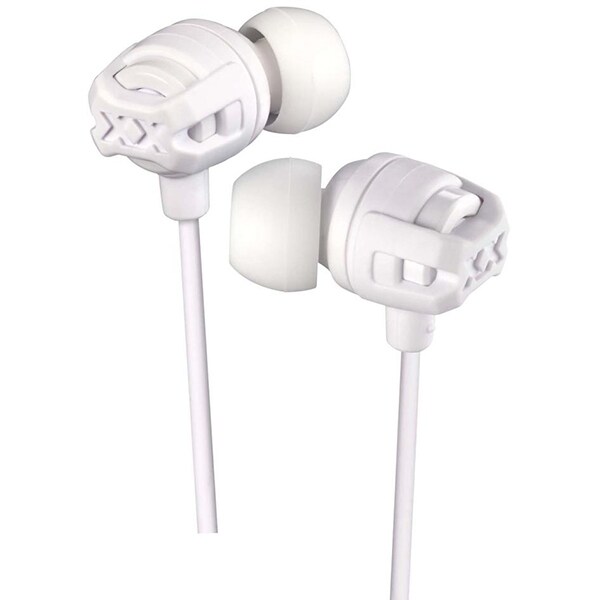 Casti JVC HA-FX103M-WE, Cu Fir, In-Ear, Microfon, alb