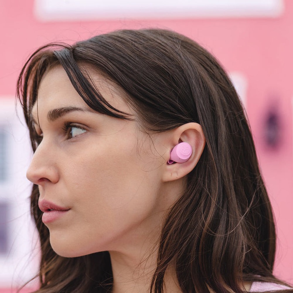 Casti JLAB Go Air Pop, True Wireless, Bluetooth, In-Ear, Microfon, Pink