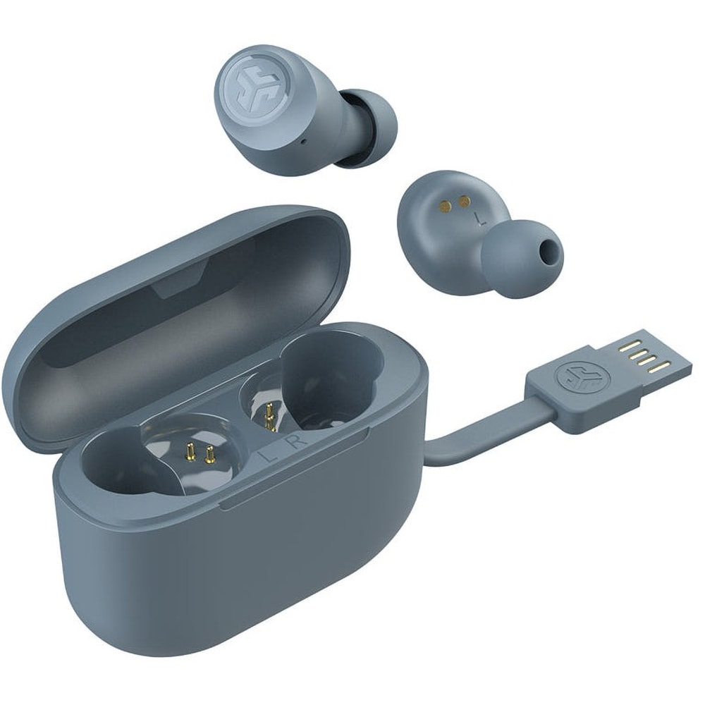 Casti JLAB Go Air Pop, True Wireless, Bluetooth, In-Ear, Microfon, Slate