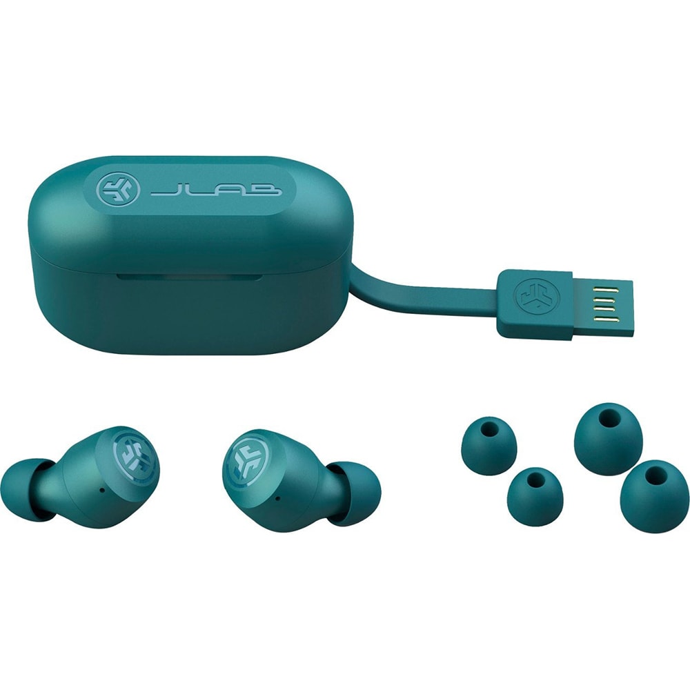 Casti JLAB Go Air Pop, True Wireless, Bluetooth, In-Ear, Microfon, Teal