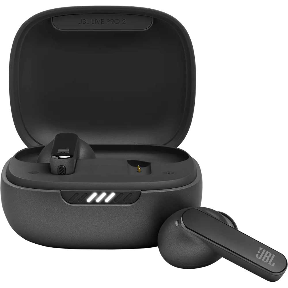 Casti JBL Live PRO 2 TWS, True wireless, Bluetooth, In-ear, Microfon, negru