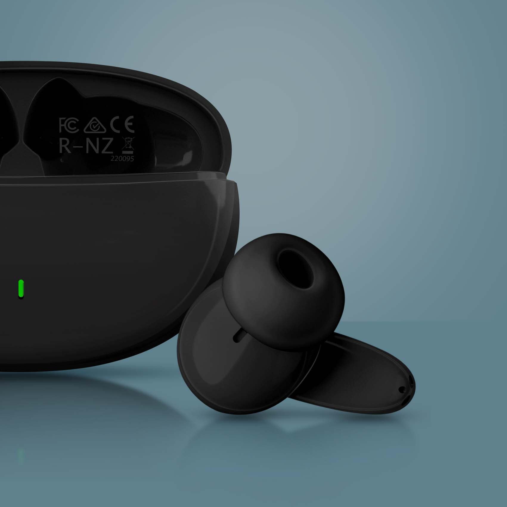 Casti PROMATE Lush, True wireless, Bluetooth, In-ear, Microfon, negru