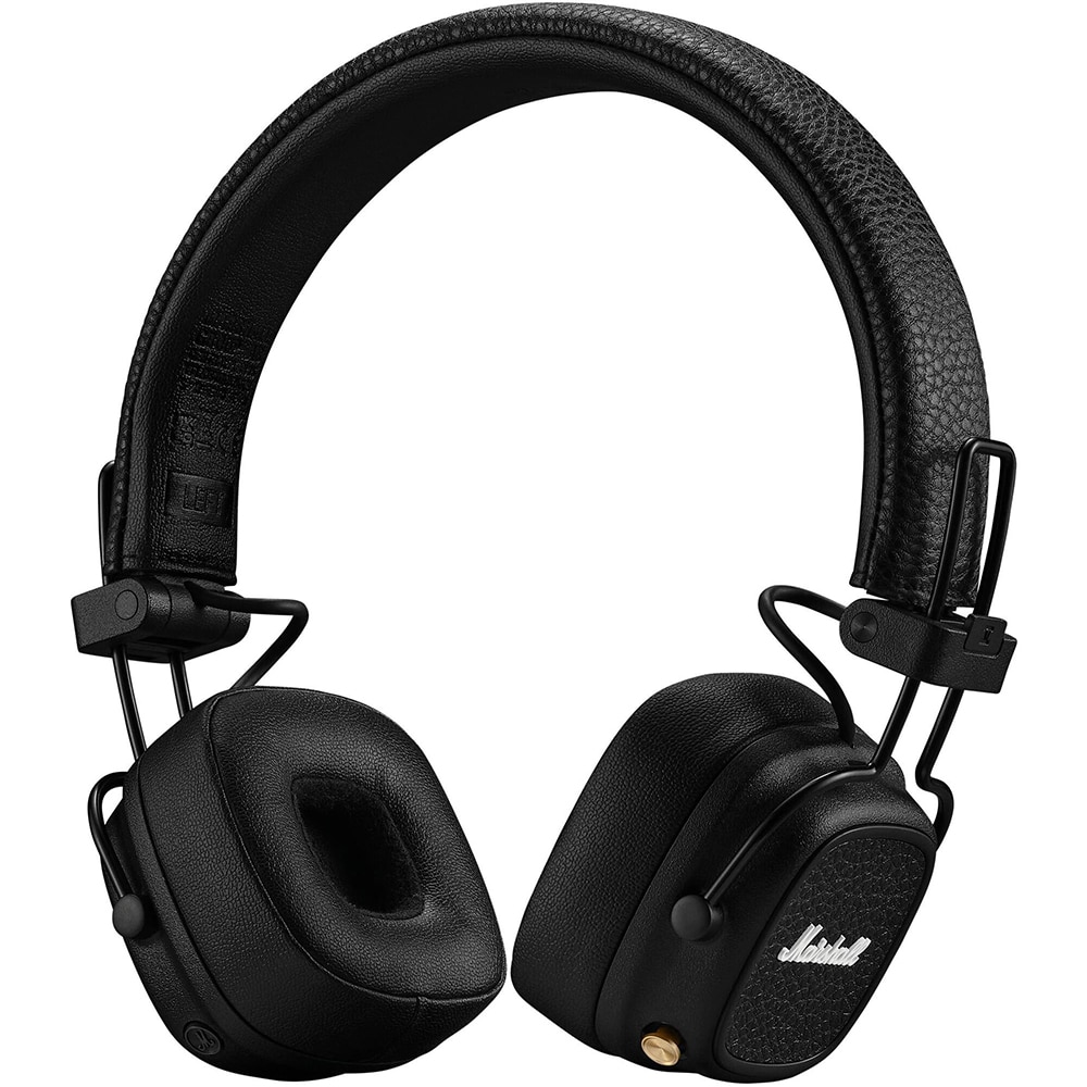 Casti MARSHALL Major V, Bluetooth, On-ear, Microfon, Incarcare Wireless, Negru