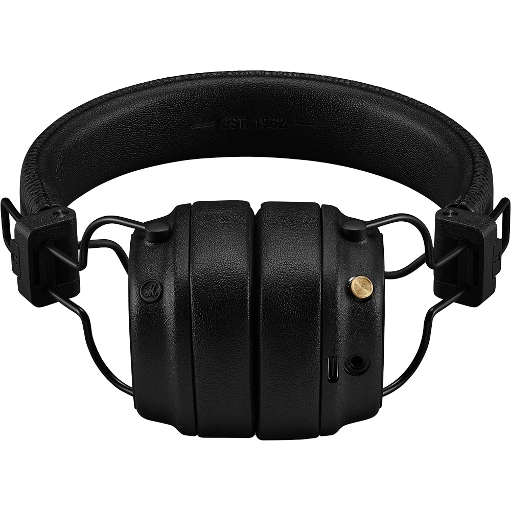 Casti MARSHALL Major V, Bluetooth, On-ear, Microfon, Incarcare Wireless, Negru