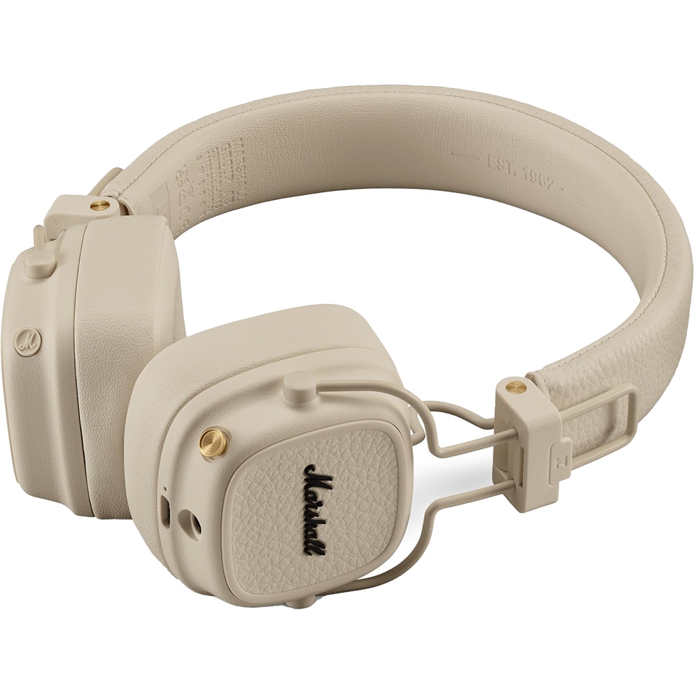 Casti MARSHALL Major V, Bluetooth, On-ear, Microfon, Incarcare Wireless, Crem