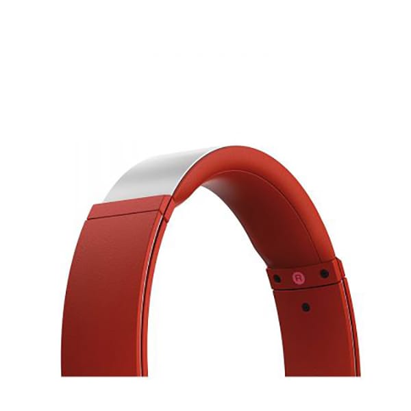 Casti SONY MDR-XB550APR, Cu Fir, On-Ear, Microfon, rosu