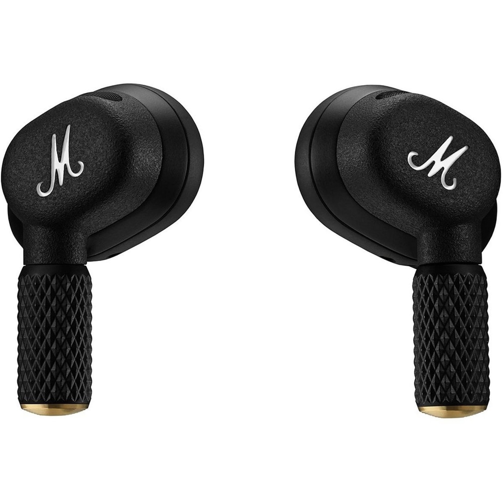 Casti MARSHALL Motif II ANC, True Wireless, Bluetooth, In-ear, Microfon, Noise Cancelling, Carcasa incarcare wireless, negru