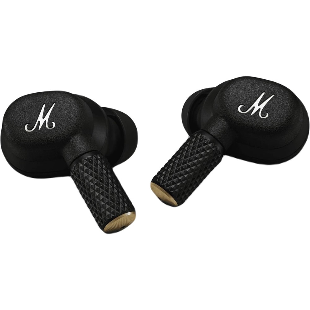 Casti MARSHALL Motif II ANC, True Wireless, Bluetooth, In-ear, Microfon, Noise Cancelling, Carcasa incarcare wireless, negru