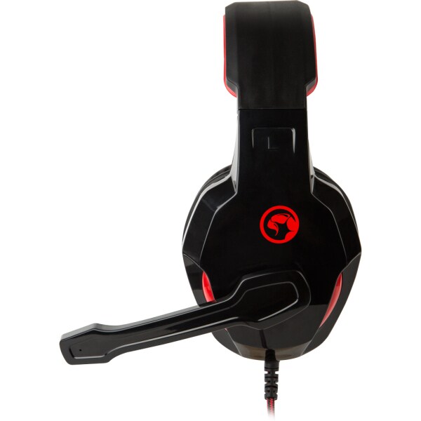 Casti Gaming MARVO HG8802, stereo, multiplatforma, 3.5mm, negru-rosu