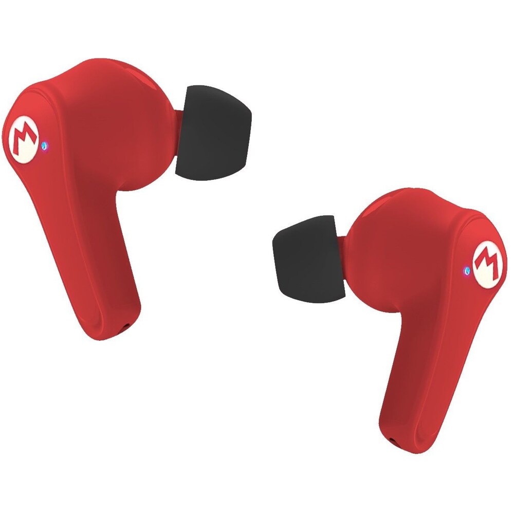 Casti pentru copii OTL Super Mario Icon, Bluetooth, In-ear, Microfon, rosu