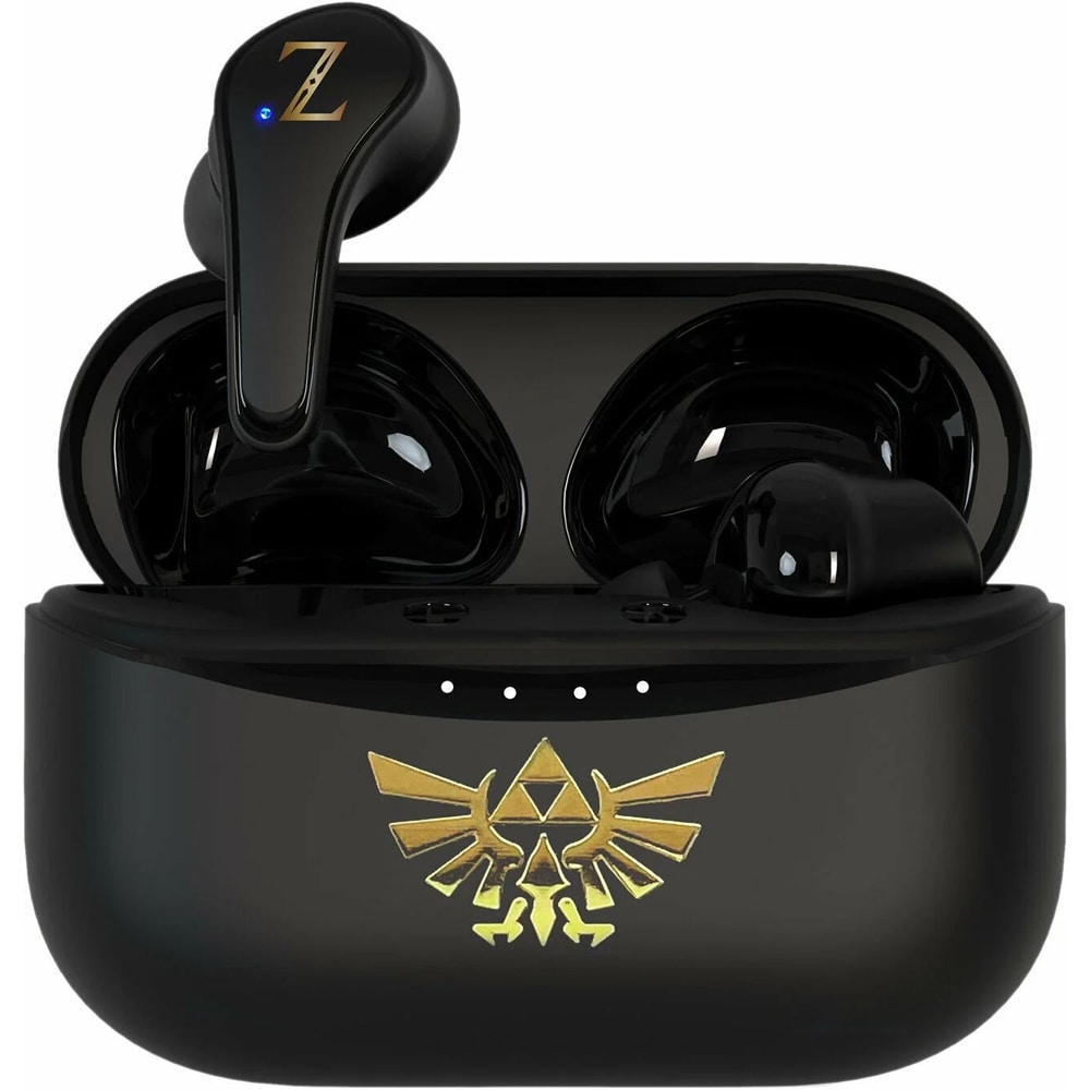Casti pentru copii OTL Zelda Crest, Bluetooth, In-ear, Microfon, negru